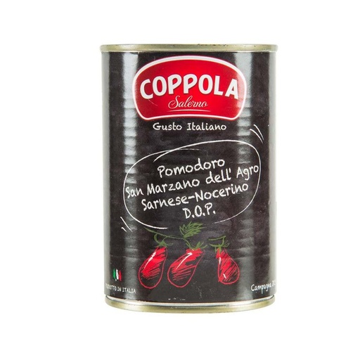 COPPOLA Whole Peeled San Marzano Tomato of Agro Sarnese-Nocerino PDO (400g)